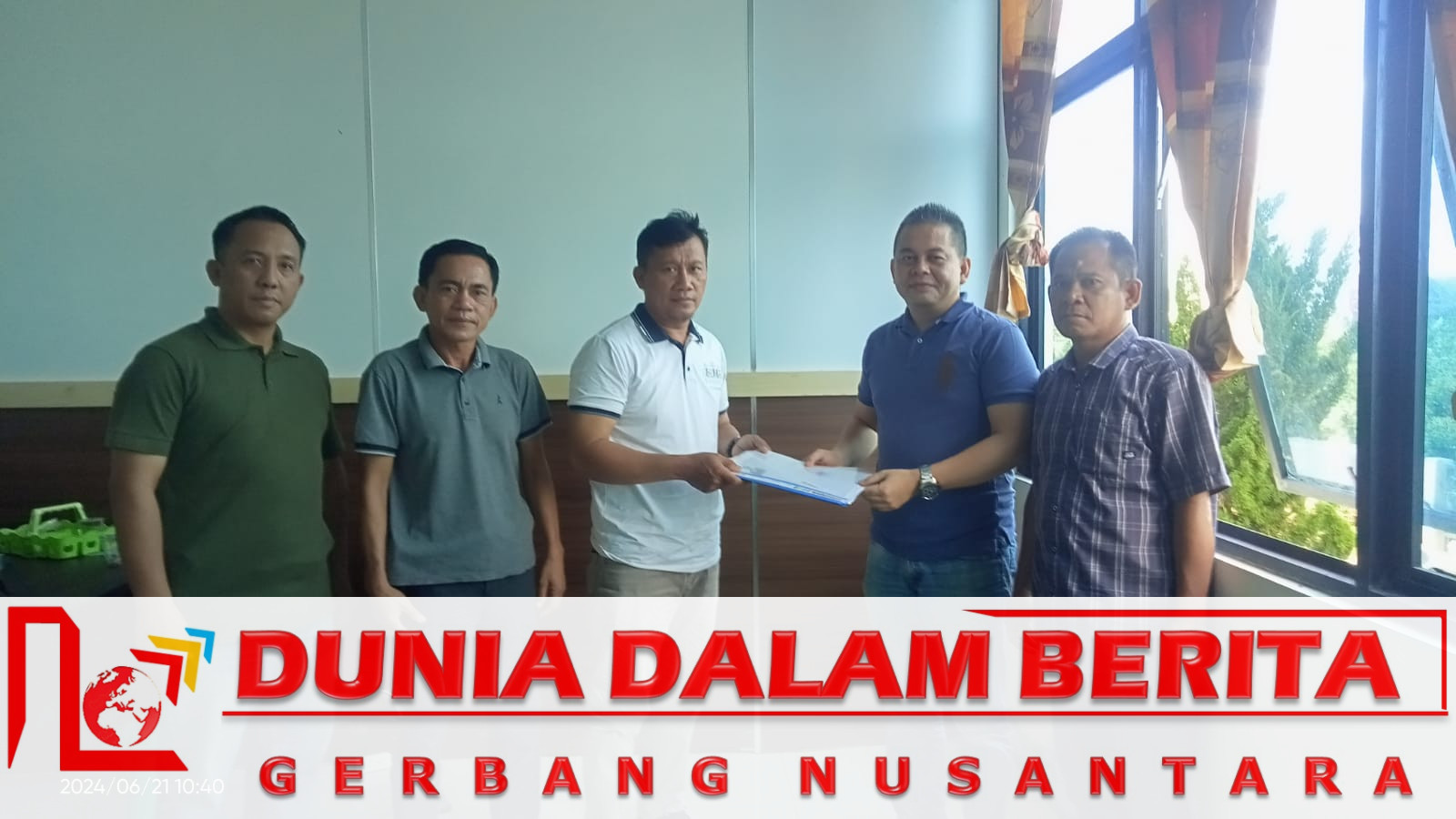 Suryadi Ketua  DPD IWO Indonesia Kab. Mesuji Resmi Daftarkan Ke Kesbangpol