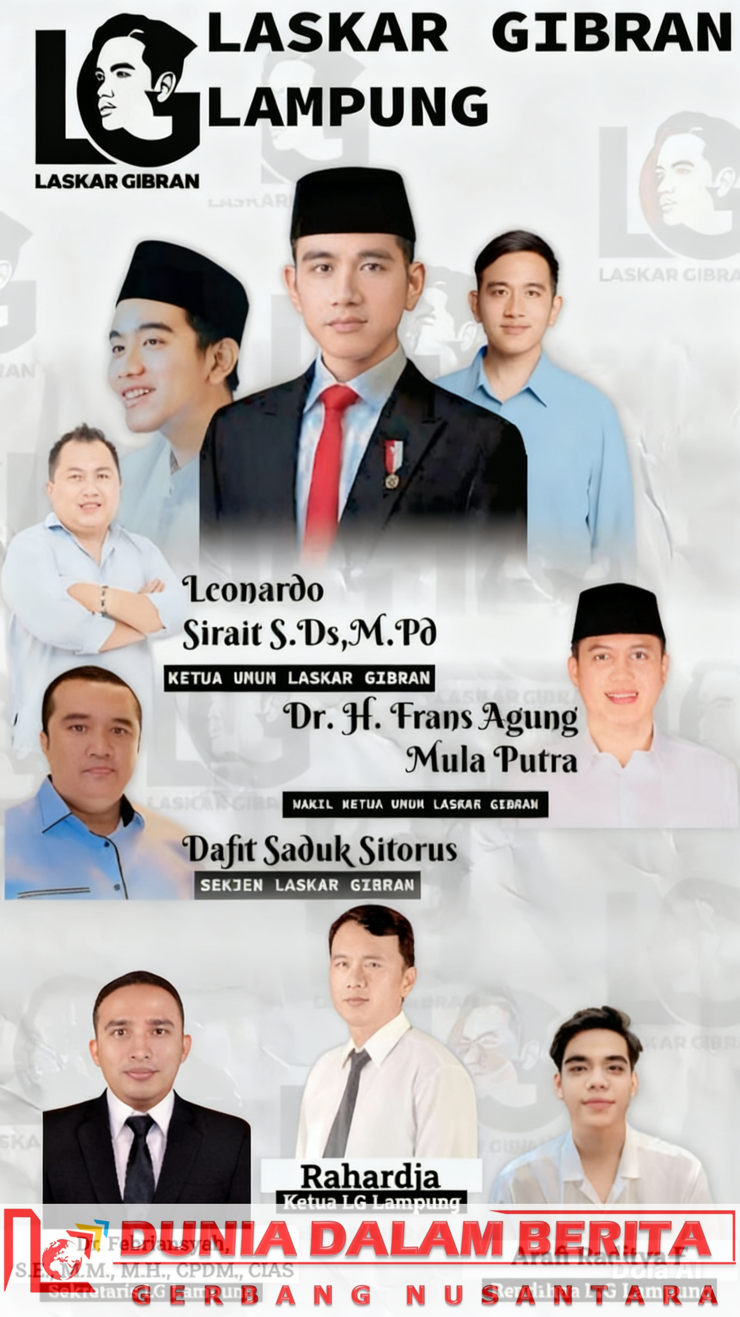 Konsolidasi Pengurus Laskar Gibran Seluruh Indonesia
