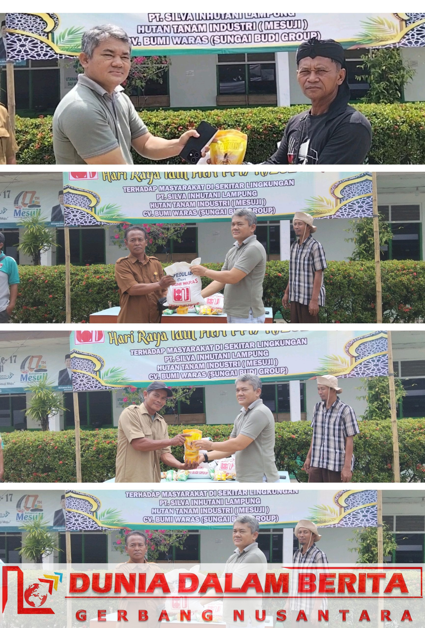 2,500 Warga Register 45 Terima Bantuan Sembako Dari PT Silva Inhutani 2,500 Warga Register 45 Terima Bantuan Sembako Dari PT Silva Inhutani