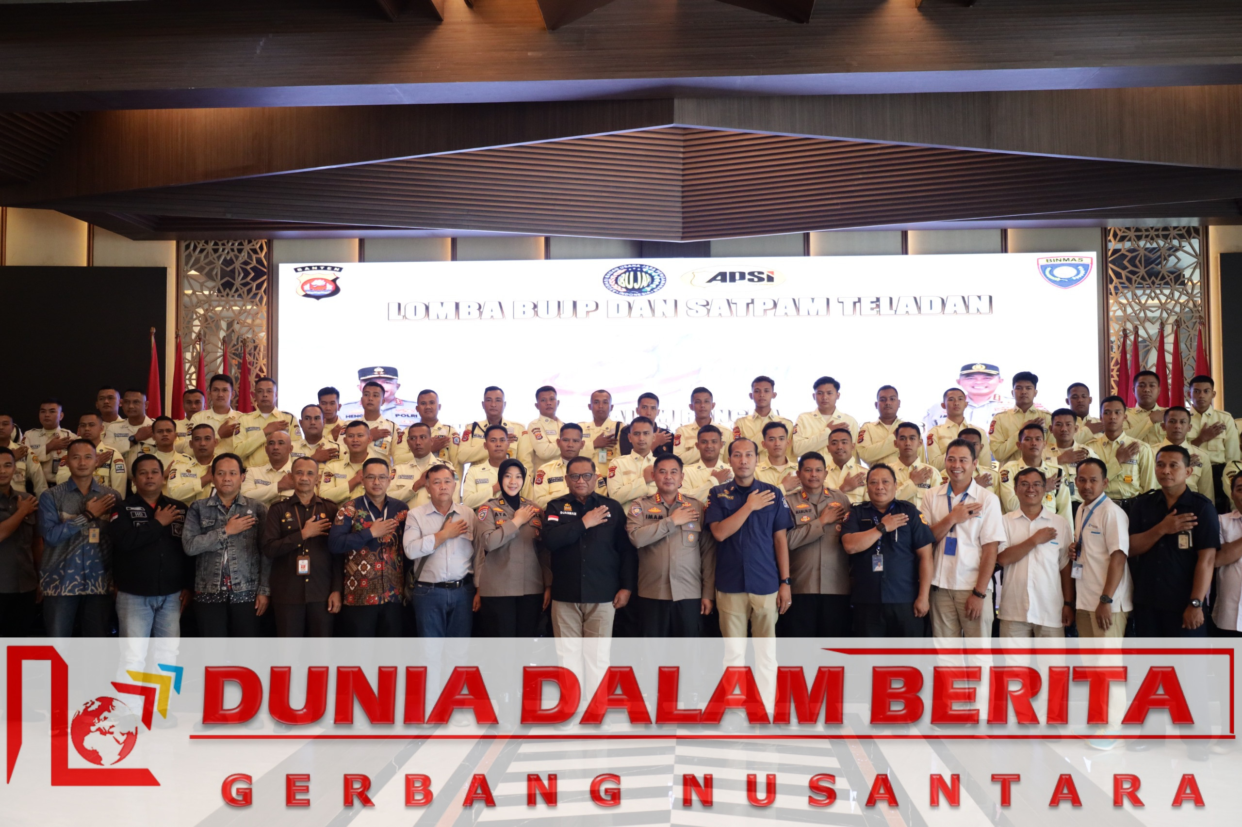 HUT Bhayangkara KE-80 Tahun 2026 Satpam Teladan dan penilaian BUJP Tingkat Polda Banten