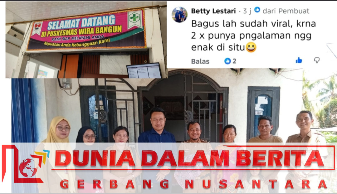 Menyangkut Nyawa Warga Net sayangkan Dugaan Kelalaian Puskesmas Wira bangun Hanya Sangsi Teguran